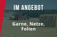 Netze, Garne, Folien - Schon bestellt?